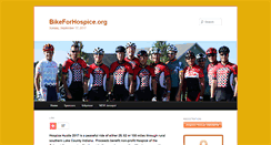 Desktop Screenshot of bikeforhospice.org